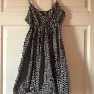 Grey summer strap dress